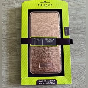 Ted Baker London Apple iPhone 8 Plus also fits 6/6S/7 Plus rose gold mirror case